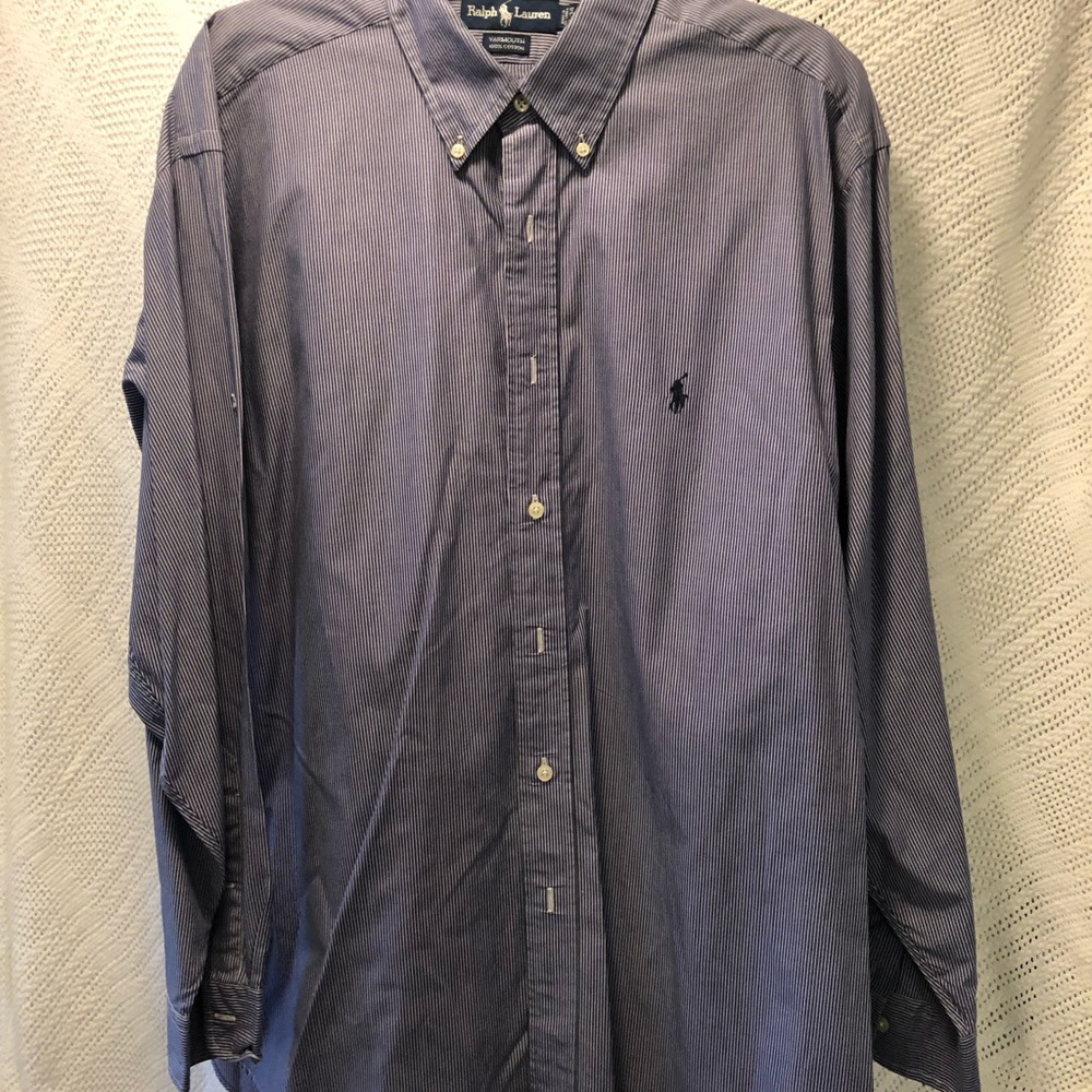 Ralph Lauren Polo Men’s Dress Shirt, 17 x 34